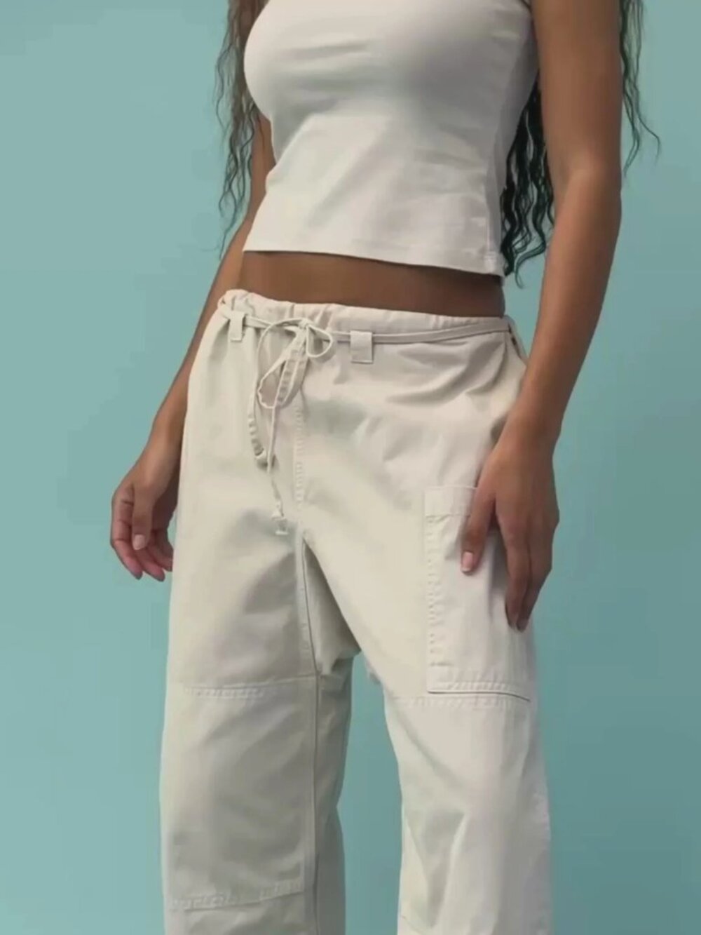 Gil Rodriguez Lou Pant in White